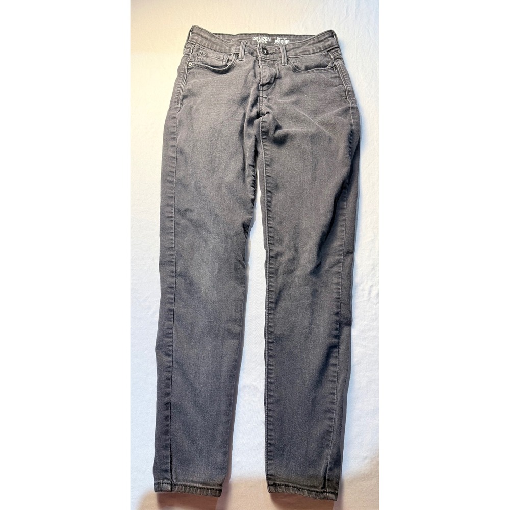 Denizen from Levis Womens Low Rise Jegging Charcoal Gray Stretch Jeans Size‎ 28